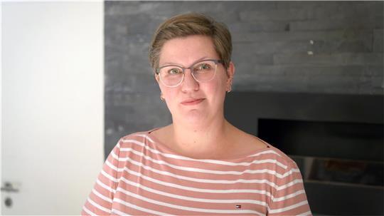 Katja Vogel lernt, sich neu im Leben zurechtzufinden.