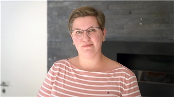 Katja Vogel lernt, sich neu im Leben zurechtzufinden.