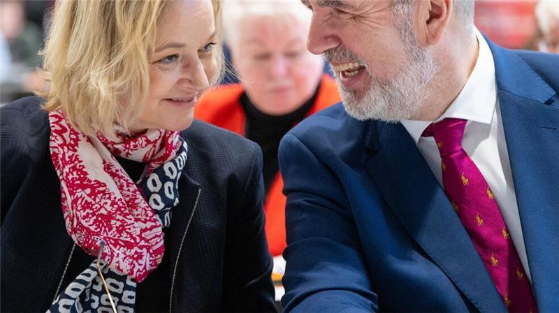 Katja Wolf und Steffen Schütze sind Vorsitzende des BSW-Landesverbands Thüringen.