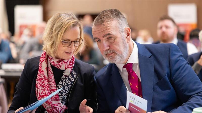 BSW sagt Ja zur Koalition in Thüringen Katja Wolf und Steffen Schütze sind Vorsitzende des BSW-Landesverbands Thüringen.