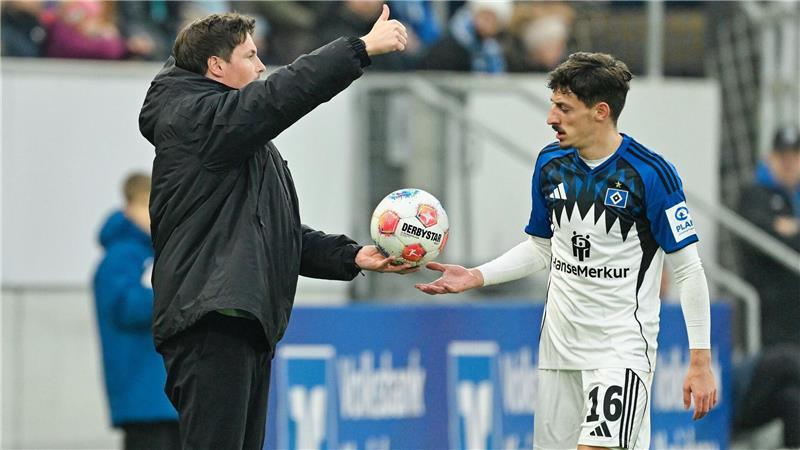 Kaum Grund für Daumen hoch: HSV-Trainer Merlin Polzin. 