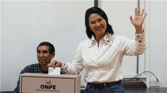 Keiko Fujimori bewarb sich bereits zum vierten Mal um das Präsidentenamt.