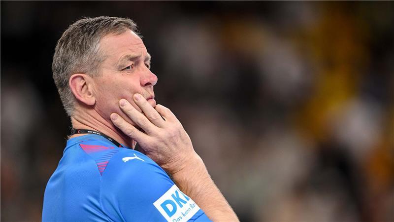 Kein Grund zur Freude. Alfred Gislason ist nicht zufrieden mit der Mannschaftsleistung. 