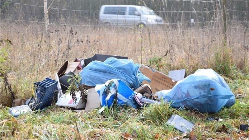 Kein Seltenheitswert: Illegal entsorgter Müll in der Natur.