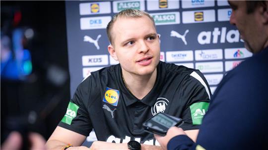 Keine Angst vor Dänemark: Handball-Nationalspieler Justus Fischer glaubt an einen deutschen Sieg.