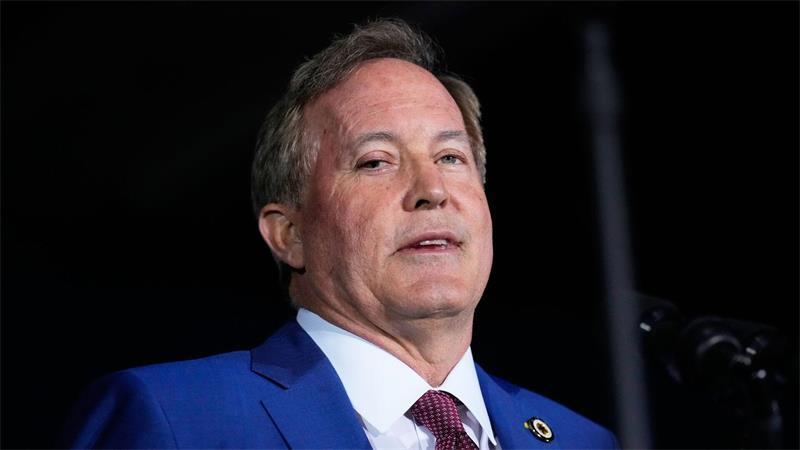 Trumps Kampf um Texas: „Es ist entscheidend“ Ken Paxton will für die Republikaner in den Senat einziehen, doch das Rennen ist umkämpft. (Archivbild)