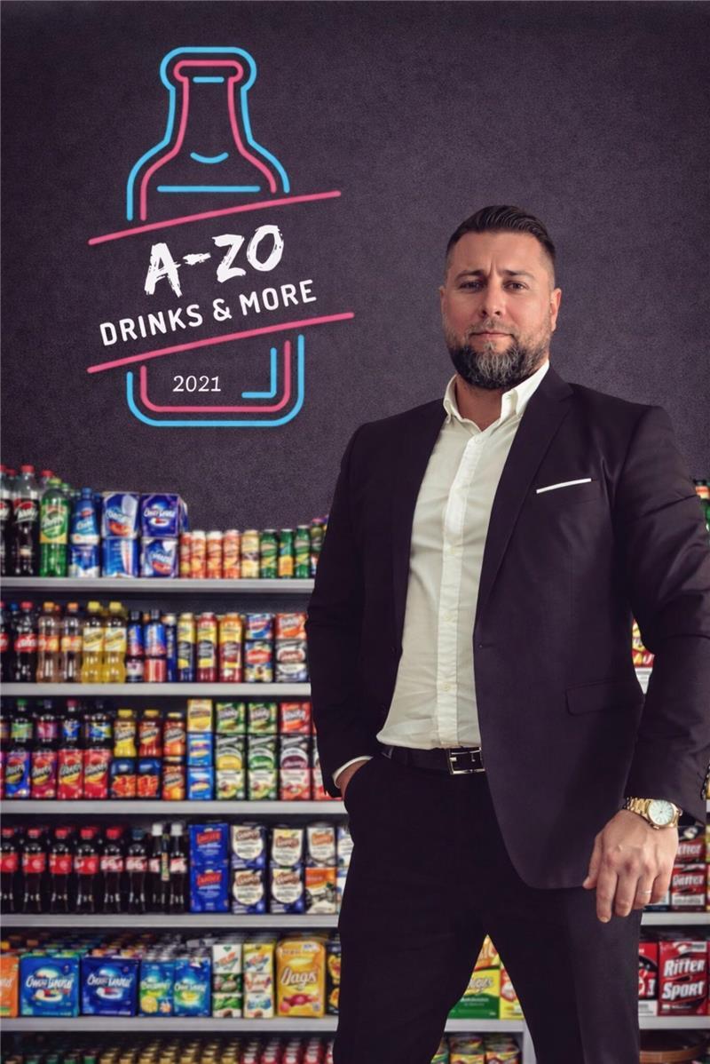 Kerim Deger hat den Lieferdienst A-Zo Drinks & More während der Corona-Zeit in Himmelpforten gegründet.