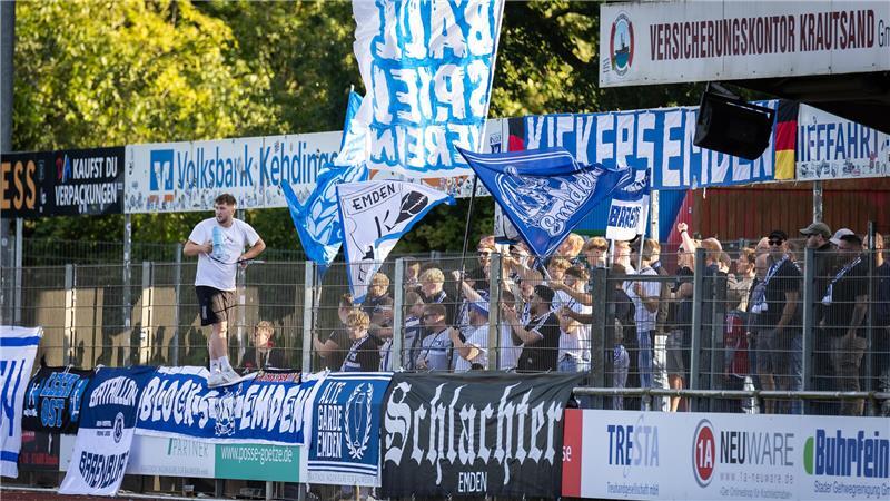 Kickers Emden hat mit die lautstärksten Fans der Liga.