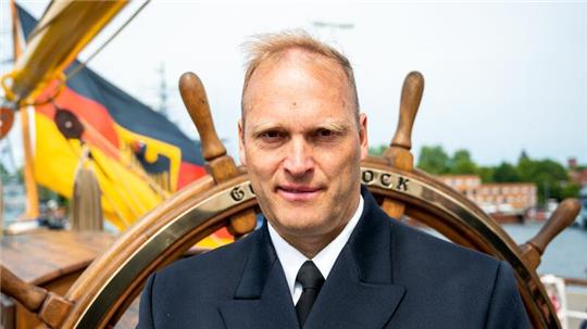 Kielmansegg gibt das Kommando über die „Gorch Fock“ ab (Archivbild)