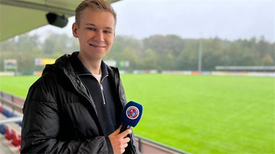 Kilian Kress ist unter anderem Stadionsprecher beim SV A/O.
