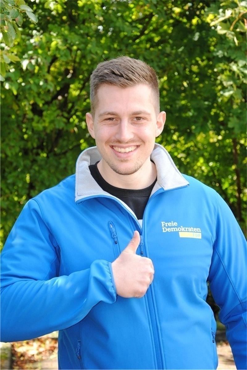 Kilian Würsig ist das Schlusslicht der FDP-Liste in Stade Kilian Würsig tritt für die FDP im Wahlkreis Stade an.