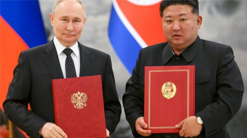 Schwere Kämpfe in der Ostukraine Kim unterstützt Putins Angriff gegen die Ukraine mit Soldaten. (Archivbild)