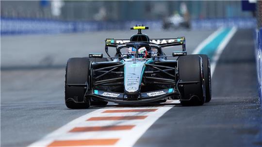 Kimi Antonelli geht von der Pole Position ins Miami-Rennen.