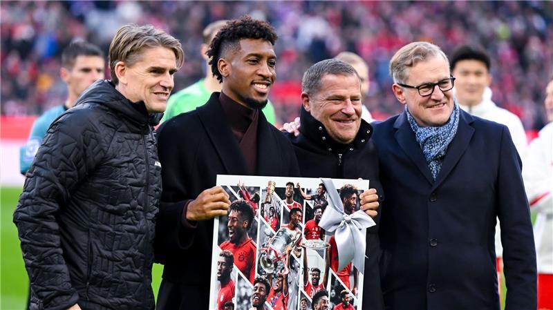 „Chaoskreativität“: Bayern feiern Last-Minute-Lucho Kingsley Coman wurde am Wochenende offiziell verabschiedet.