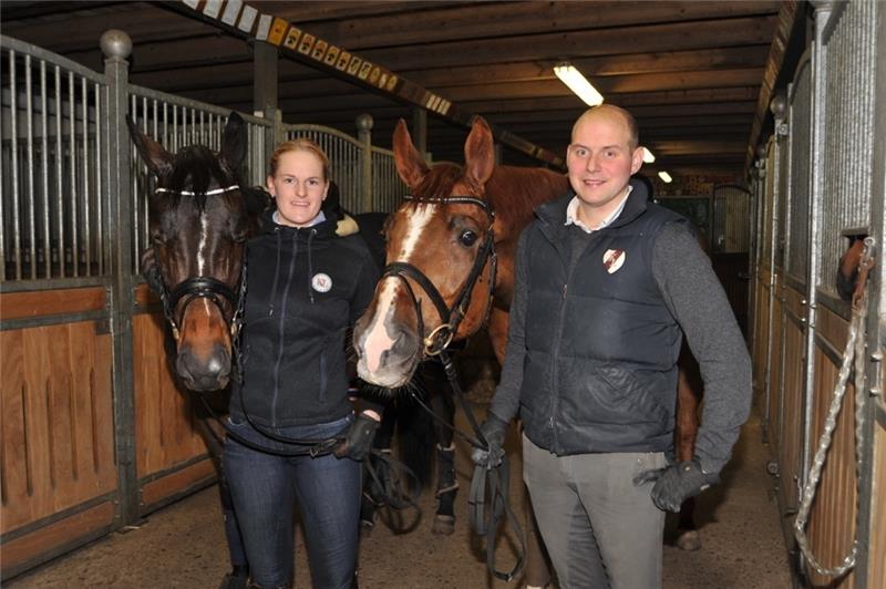Kira Ripphoff und Mathis Goerens: Der Dressurausbildungsstall in Sandbostel war ihr Schritt in die Selbstständigkeit. Fotos: van Rahden