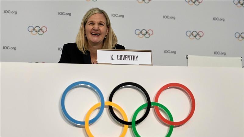 Kirsty Coventry ist die erste Frau an der Spitze des IOC.