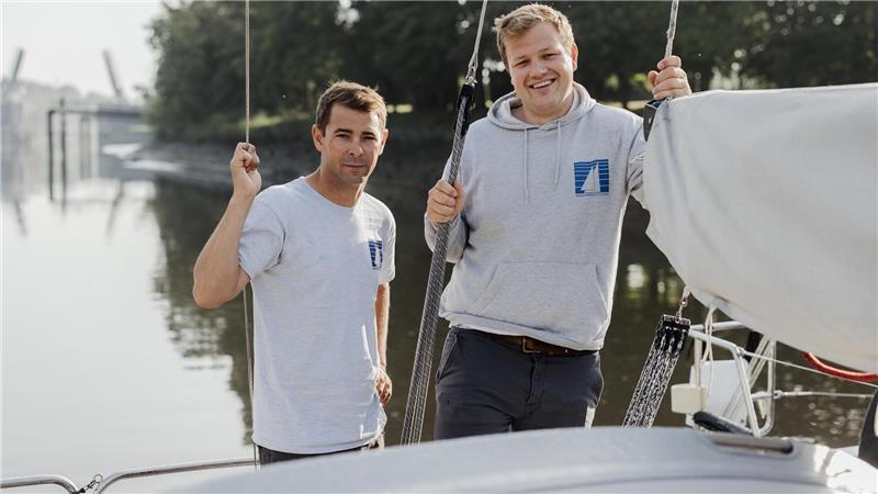 Klaas Simon (links) und Morten Nickel sind selbst leidenschaftliche Segler.