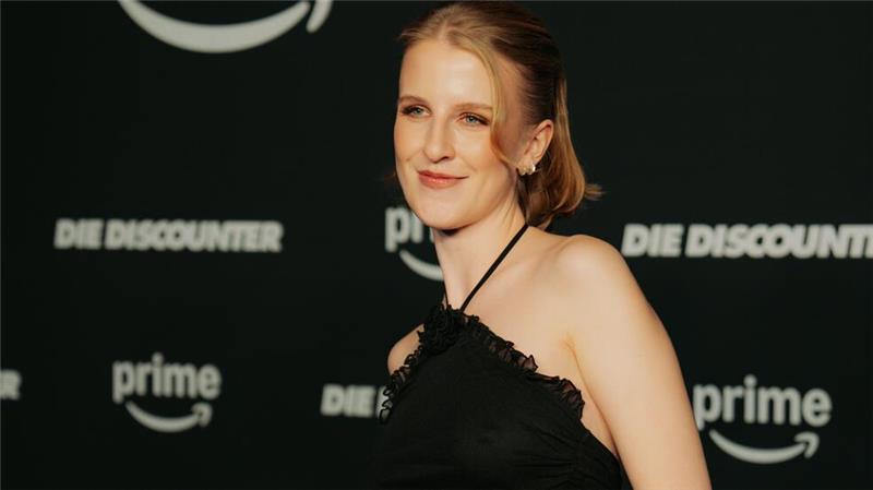 Klara Lange bei der Staffel-Premiere in Berlin.