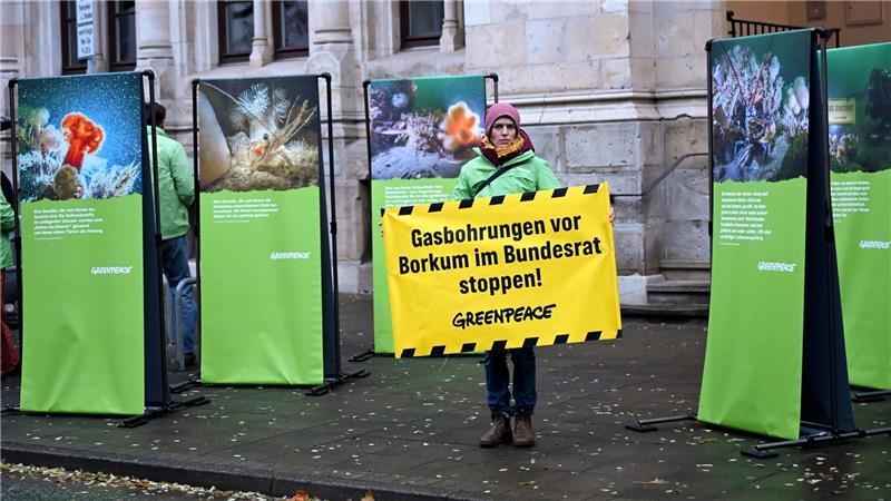 Klare Forderung von Greenpeace an Minister Meyer: „Gasbohrungen vor Borkum im Bundesrat stoppen!“