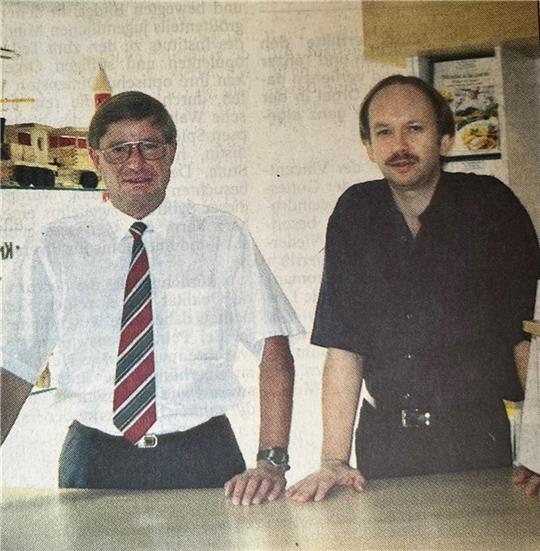 Klaus-Dietmar Otto und Eckhardt Guder in den 90ern...