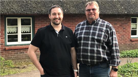 Klaus-Peter Borchers-Saß (rechts) und Piotr Brunckhorst sorgen sich.