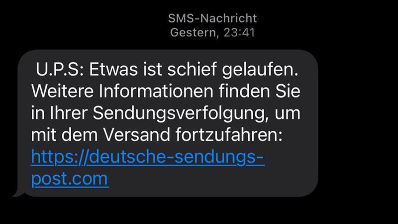 Phishing-SMS auch im Kreis Stade im Umlauf – Das sind die Tricks der Betrüger Klickt man auf den Link, ist es meist schon zu spät.