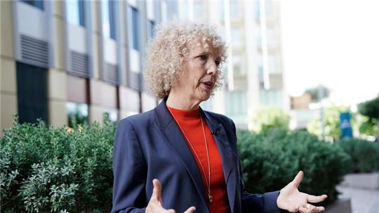 Klimastaatssekretärin Jennifer Morgan in Dubai.