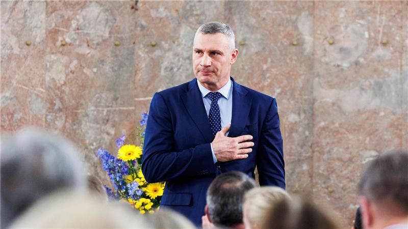 Selenskyj dankt Trump für mehr Waffen und Druck auf Moskau Klitschko ist mit der Fristsetzung von Trump nicht zufrieden. (Archivbild)
