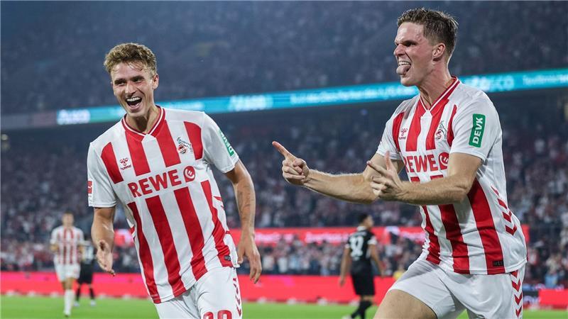 Bundesliga-Traumstart: Köln lässt Freiburg keine Chance Kölns Marius Bülter bejubelt sein Tor zum 2:0.