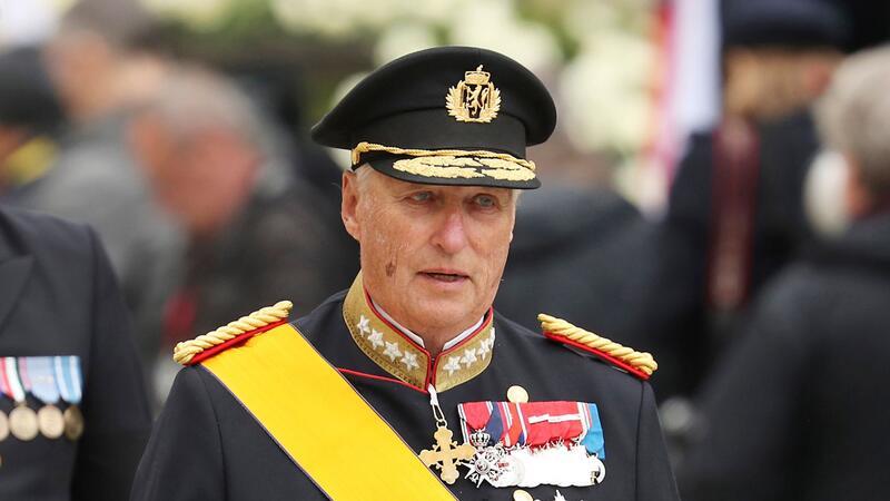 König Harald bekommt temporären Herzschrittmacher König Harald V. von Norwegen 2019 in Luxemburg.