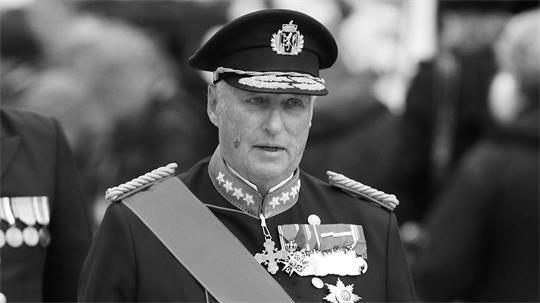 König Harald V. war ein zurückhaltender Monarch. (Archivbild)