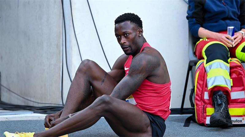Könnte bald vor einer langen Sperre stehen: Sprinter Owen Ansah. (Archivbild)