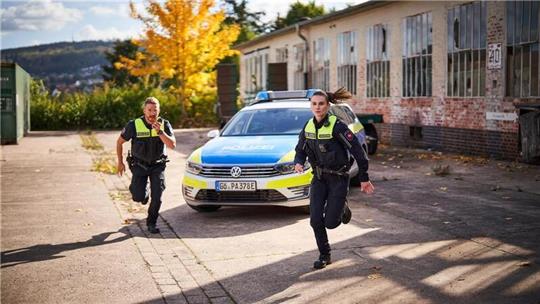 Körperliche Fitness ist in vielen Bereichen der Polizei unerlässlich. Ebenso wie mentale Stärke. Daher ist die Eignungsprüfung nicht zu unterschätzen.Foto: Polizei