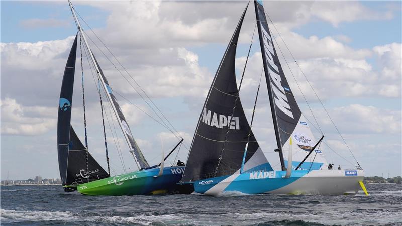 Startdrama im Ocean Race Europe: Zwei Boote kehren zurück Kollision nach dem Start zum Ocean Race Europa