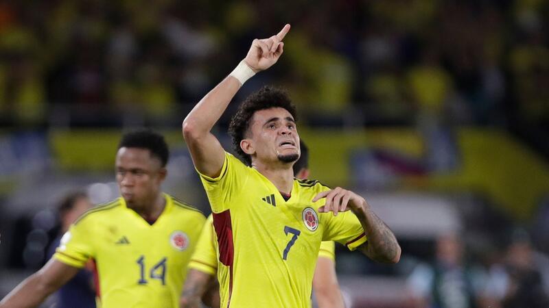 Kolumbiens Luis Díaz erzielte zwei Tore gegen Brasilien.