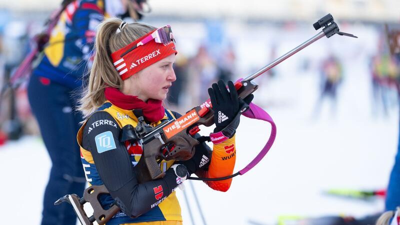 Debütantin Tannheimer: Ihr gehört die Biathlon-Zukunft Kommt erstmals im Weltcup zum Einsatz: Julia Tannheimer.
