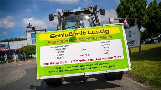 Kommt es wieder zu Bauernprotesten wie vor einigen Jahren? (Archivbild)