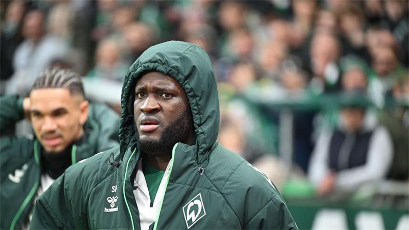 Konnte bei seiner Leihe zu Werder Bremen nicht überzeugen: Victor Boniface. (Archivbild) 