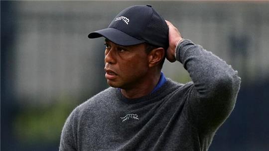 Konnte mit dem ersten Tag der British Open nicht zufrieden sein: Tiger Woods.