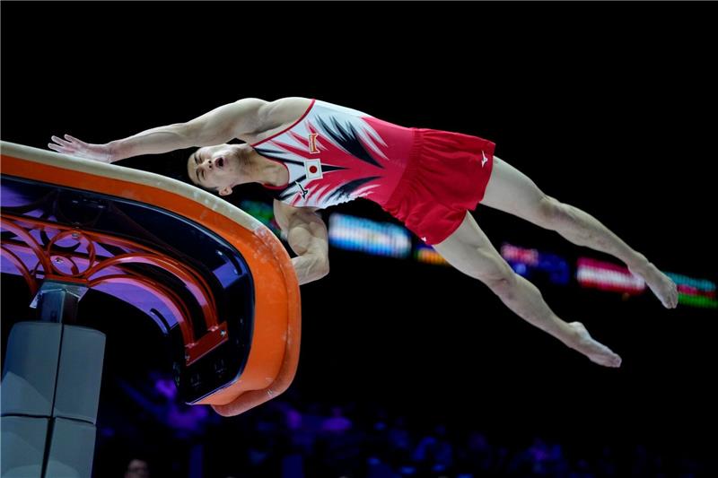 Zwei Japaner besser: Hashimoto trotzdem im Mehrkampf-Finale Konnte seinen Mehrkampf-WM-Titel nicht verteidigen: Daiki Hashimoto.