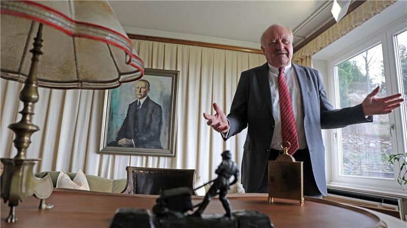 Konrad Adenauer erinnert sich noch gut daran, wie fit sein Großvater auch im hohen Alter noch war und hat keine Bedenken gegen einen Bundeskanzler Friedrich Merz (Archivbild).