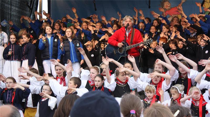 Konzert in Finkenwerder bei der Elbtour 2010.