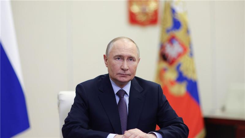 Russland baut eigene Drohnentruppen auf Kremlchef Wladimir Putin fordert eine Verbesserung der russischen Flugabwehr. (Archivbild)