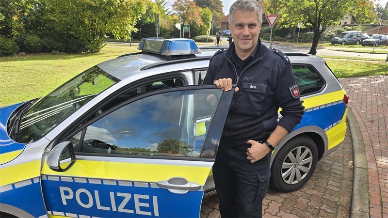 Kriminaloberkommissar Philip Reiß ist seit 1. Oktober in Apensen im Einsatz.