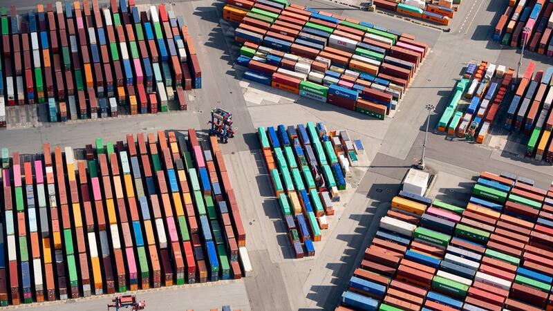 Deutsche Wirtschaft im vergangenen Jahr geschrumpft Krisen, Kriege, Konsumflaute: Die deutsche Wirtschaft steckt im Tief (Symbolbild).