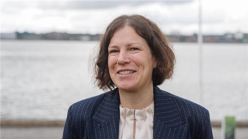 Landtag in Kiel öffnet seine Türen für Besucher Kristina Herbst ist die oberste Repräsentantin des Landtages.