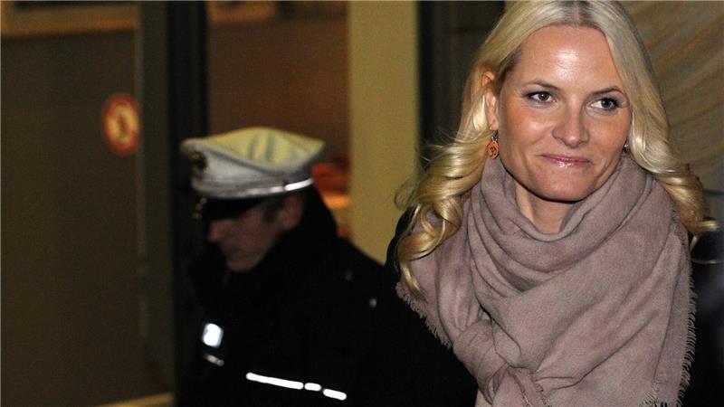 Kronprinzessin Mette-Marit im Jahr 2012: Zu dieser Zeit hatte sie Kontakt zu Epstein.