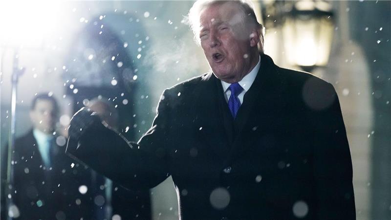 Kündigt weitere Gespräche mit dem Iran an - US-Präsident Trump. 