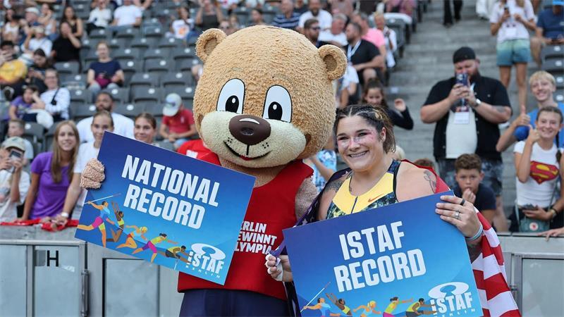 Kugelstoßerin Chase Jackson sorgte für einen der Höhepunkte beim Istaf.