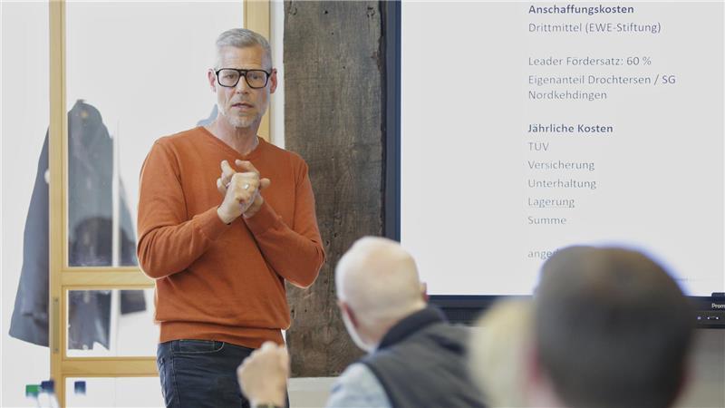 Kulturmanager Marko Hohmeister stellte das Projekt vor.
